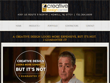 Tablet Screenshot of creativedesigncenter.com